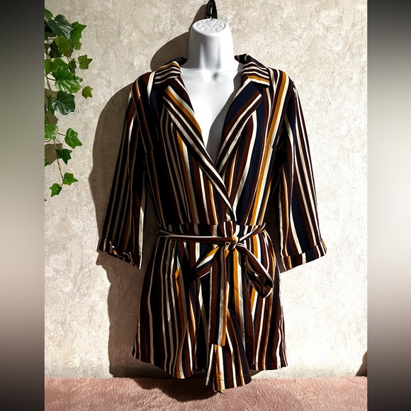 Striped Romper - Picture 6 of 8